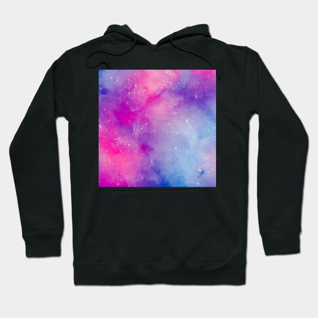 Watercolor Galaxy Hoodie by TheSkullArmy